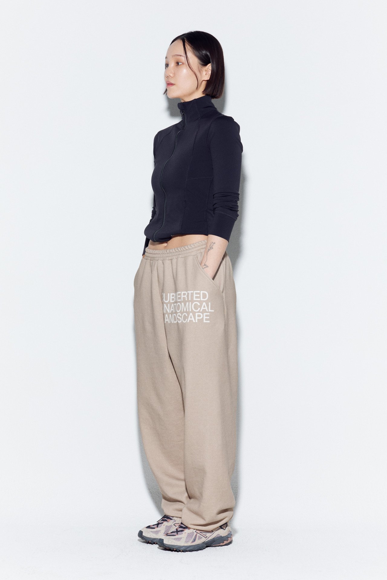 Jogger Pants, Greige