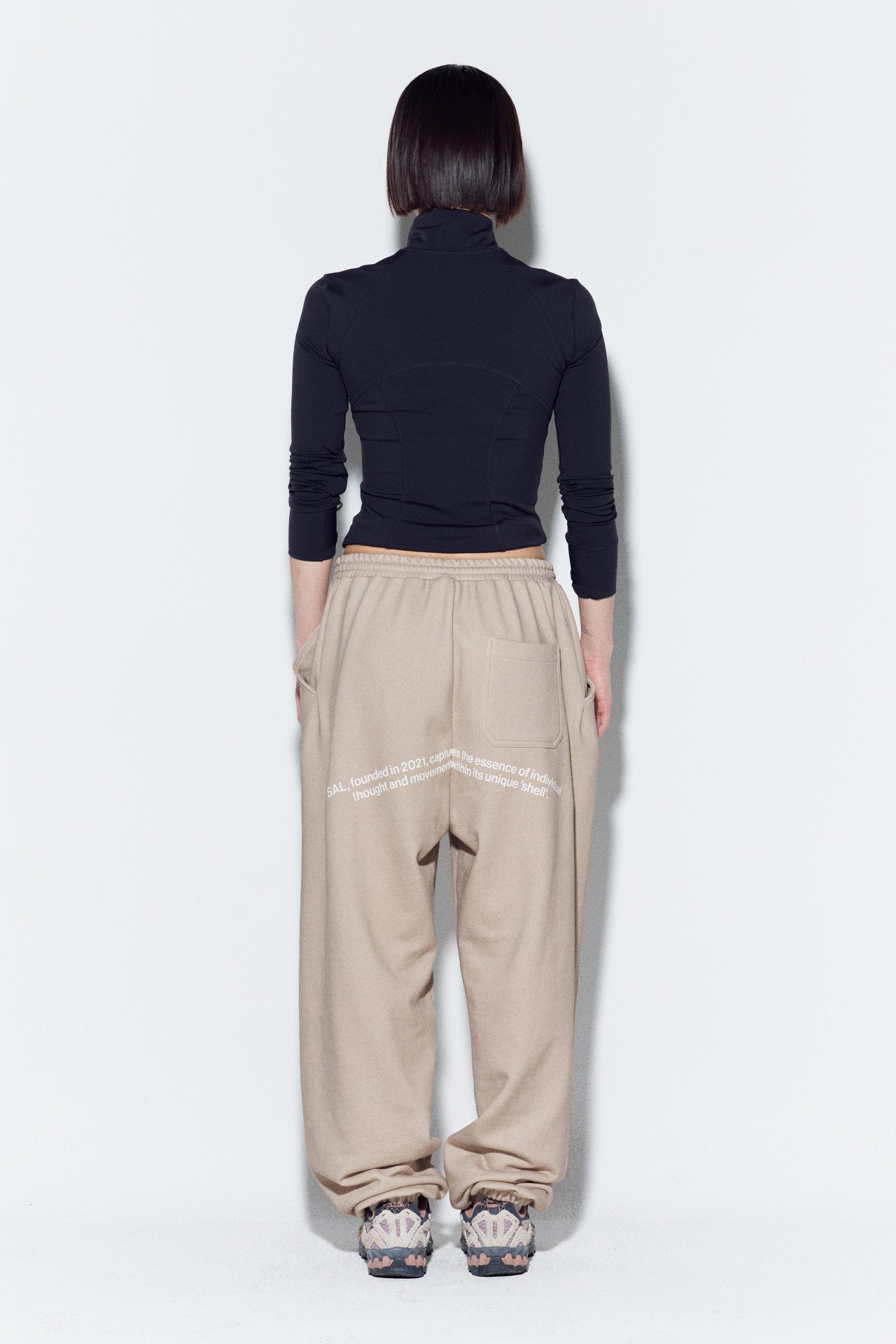 Jogger Pants, Greige